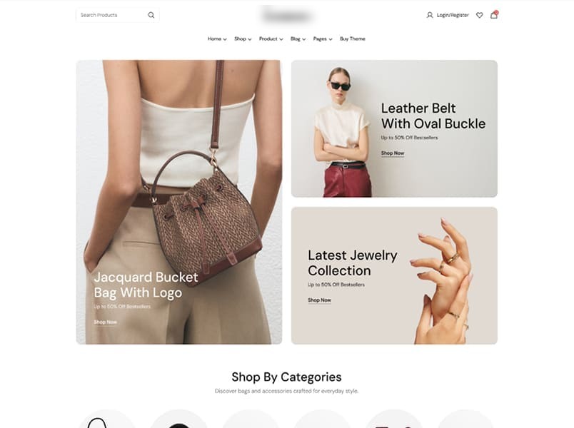 Bag Accessories storefront preset