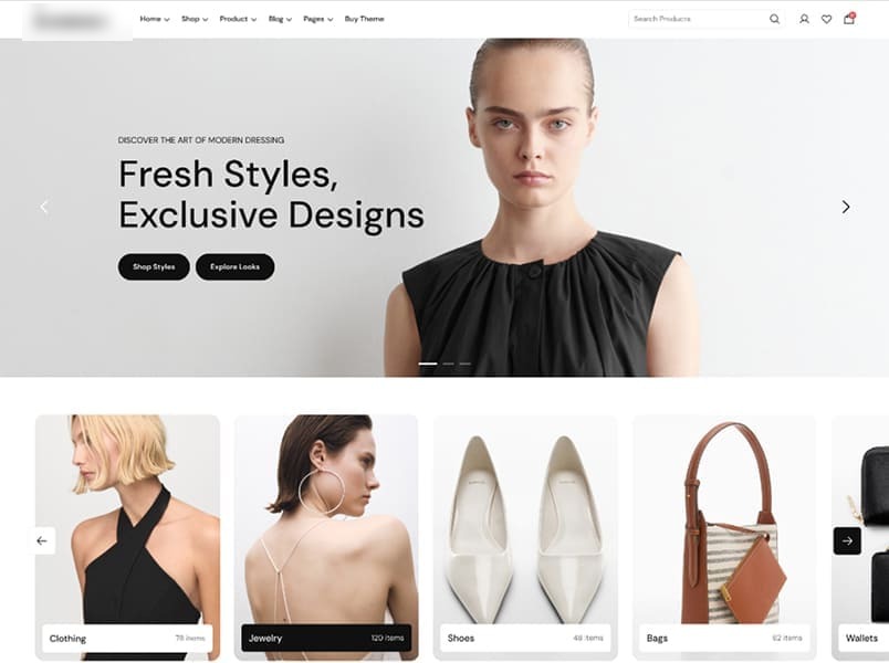 Fashion 2 storefront preset
