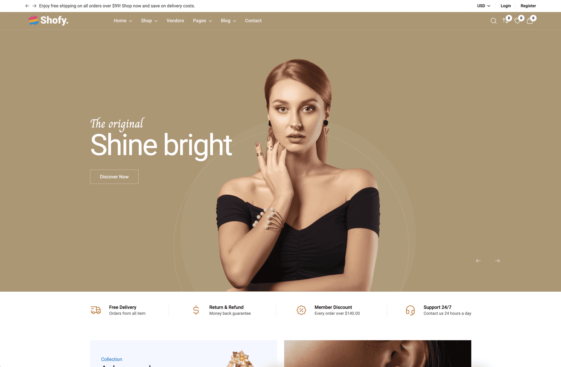 Shofy Jewelry storefront design